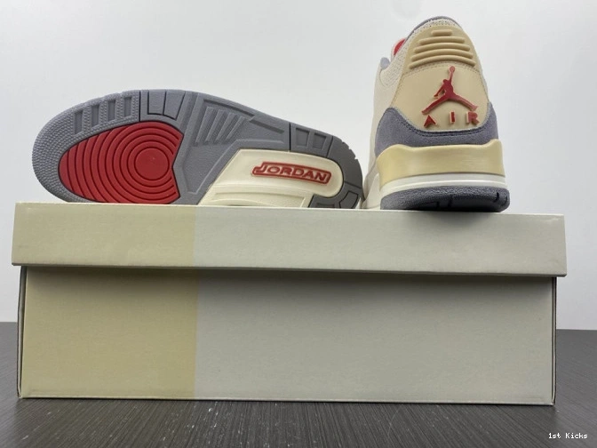 1st Kicks Shoes 3 Jordan Retro Air Muslin DH7139-100 0822